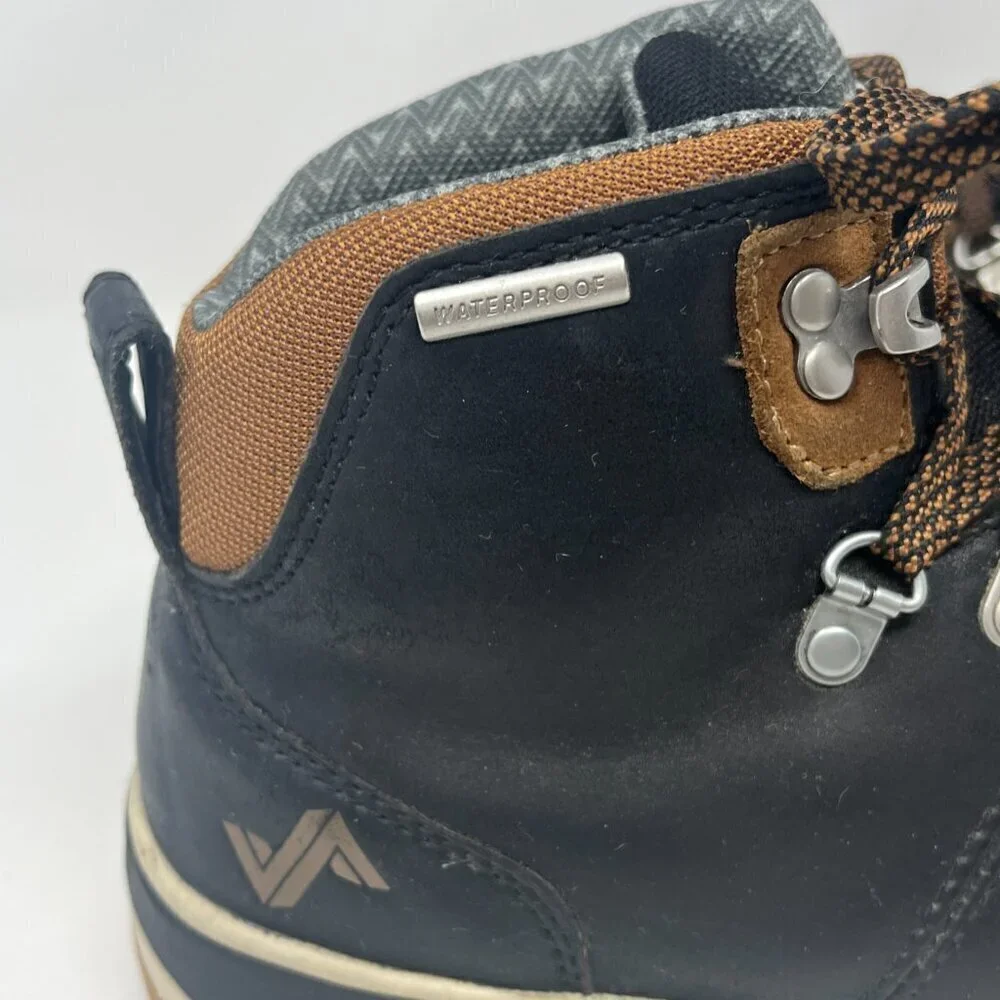 Forsake Halden Mid Men's Waterproof Hiking Sneaker Boot 8 Black Tan